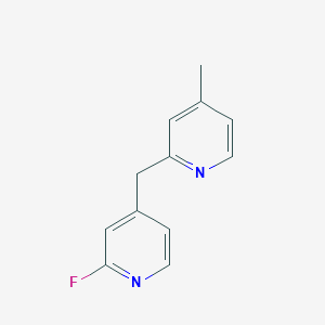 2-Fluoro-4-((4-methylpyridin-2-yl)methyl)pyridine图片