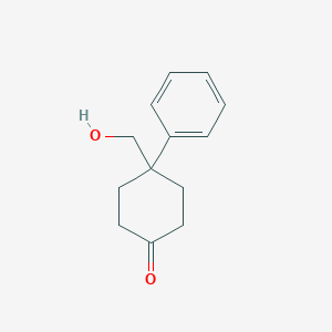 4-(Hydroxymethyl)-4-phenylcyclohexan-1-one图片