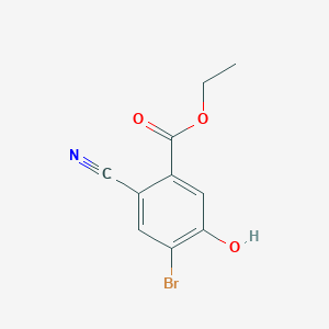Ethyl 4-bromo-2-cyano-5-hydroxybenzoate图片