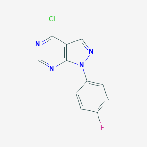 4-Chloro-1-(4-fluorophenyl)-1H-pyrazolo[3,4-d]pyrimidine图片