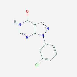 1-(3-Chlorophenyl)-1H-pyrazolo[3,4-d]pyrimidin-4-ol图片