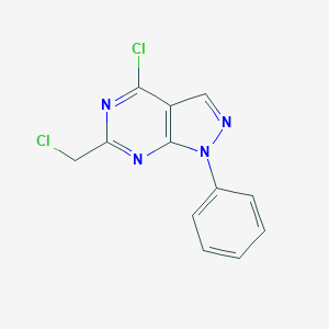 4-chloro-6-(chloromethyl)-1-phenyl-1H-pyrazolo[3,4-d]pyrimidine图片