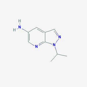 1-Isopropyl-1H-pyrazolo[3,4-b]pyridin-5-amine图片
