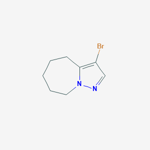 3-bromo-5,6,7,8-tetrahydro-4H-pyrazolo1,5-aazepine图片