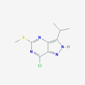 7-Chloro-3-isopropyl-5-(methylthio)-1H-pyrazolo[4,3-d]pyrimidine图片