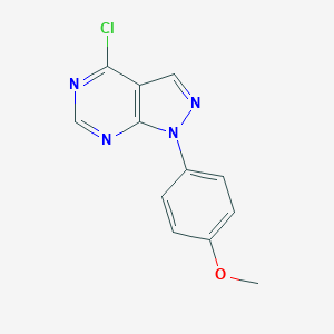 4-Chloro-1-(4-Methoxyphenyl)-1h-Pyrazolo[3,4-D]Pyrimidine图片