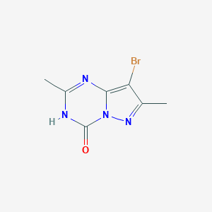 8-Bromo-2,7-dimethylpyrazolo[1,5-a][1,3,5]triazin-4(3h)-one图片