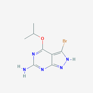 3-Bromo-4-isopropoxy-1H-pyrazolo[3,4-d]pyrimidin-6-amine图片
