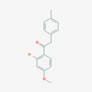 1-(2-Bromo-4-methoxyphenyl)-2-(4-methylphenyl)ethan-1-one图片