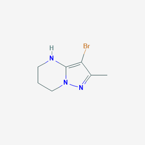 3-bromo-2-methyl-4,5,6,7-tetrahydropyrazolo[1,5-a]pyrimidine图片