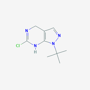 1-tert-Butyl-6-chloro-1H,4H,5H-pyrazolo[3,4-d]pyrimidine图片