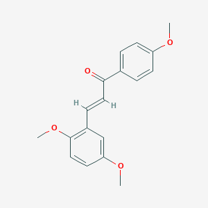(2E)-3-(2,5-dimethoxyphenyl)-1-(4-methoxyphenyl)prop-2-en-1-one图片