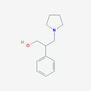 2-Phenyl-3-pyrrolidin-1-yl-propan-1-ol图片