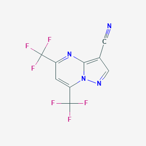 5,7-Bis(Trifluoromethyl)-3-Cyanopyrazolo[1,5-A]Pyrimidine图片