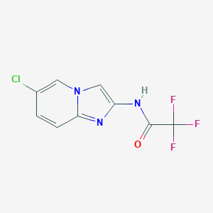 N-(6-氯咪唑并[1,2-a]吡啶-2-基)-2,2,2-三氟乙酰胺图片