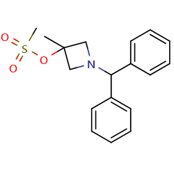 (1-benzhydryl-3-methyl-azetidin-3-yl)methanesulfonate图片