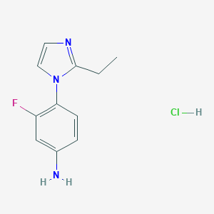 4-(2-ethyl-1H-imidazol-1-yl)-3-fluoroaniline图片