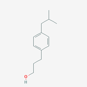 3-[4-(2-methylpropyl)phenyl]propan-1-ol图片