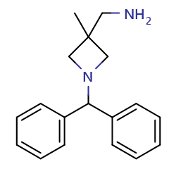 (1-benzhydryl-3-methyl-azetidin-3-yl)methanamine图片