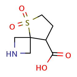 5,5-dioxo-5λ?-thia-2-azaspiro[3,4]octane-8-carboxylicacid图片