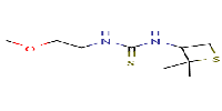 1-(2,2-dimethylthietan-3-yl)-3-(2-methoxyethyl)thiourea图片