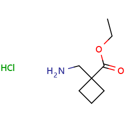 ethyl1-(aminomethyl)cyclobutane-1-carboxylatehydrochloride图片