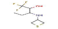 1,1,1-trifluoro-3-[(thietan-3-yl)amino]pentan-2-ol图片