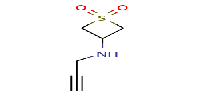 3-[(prop-2-yn-1-yl)amino]-1λ?-thietane-1,1-dione图片