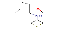 N-(2-ethyl-2-methoxybutyl)thietan-3-amine图片