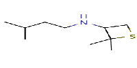 2,2-dimethyl-N-(3-methylbutyl)thietan-3-amine图片