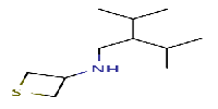 N-[3-methyl-2-(propan-2-yl)butyl]thietan-3-amine图片