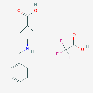 cis-3-(benzylamino)cyclobutane-1-carboxylicacid图片
