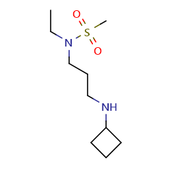N-[3-(cyclobutylamino)propyl]-N-ethylmethanesulfonamide图片