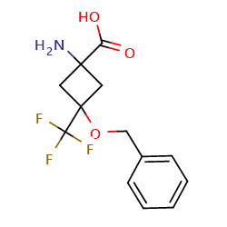 1-amino-3-(benzyloxy)-3-(trifluoromethyl)cyclobutane-1-carboxylicacid图片