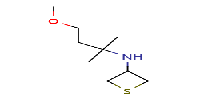 N-(4-methoxy-2-methylbutan-2-yl)thietan-3-amine图片