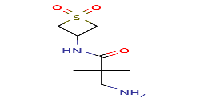 3-amino-N-(1,1-dioxo-1λ?-thietan-3-yl)-2,2-dimethylpropanamide图片