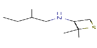 2,2-dimethyl-N-(2-methylbutyl)thietan-3-amine图片