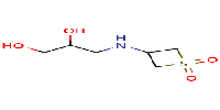 3-[(2,3-dihydroxypropyl)amino]-1λ?-thietane-1,1-dione图片