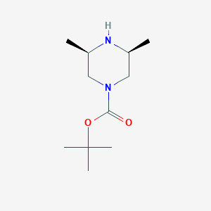 (3R,5S)-Rel-tert-Butyl3,5-dimethylpiperazine-1-carboxylate图片