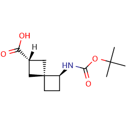 (2R,4r,5S)-5-{[(tert-butoxy)carbonyl]amino}spiro[3,3]heptane-2-carboxylicacid图片
