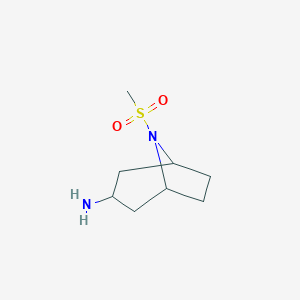 8-methanesulfonyl-8-azabicyclo[3,2,1]octan-3-amine图片