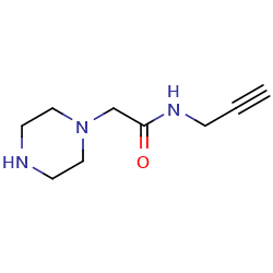 2-(piperazin-1-yl)-N-(prop-2-yn-1-yl)acetamide图片