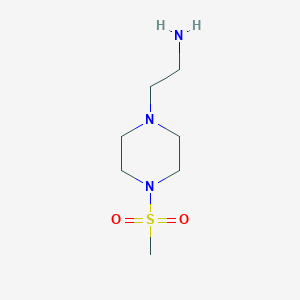 2-(4-methanesulfonylpiperazin-1-yl)ethan-1-amine图片