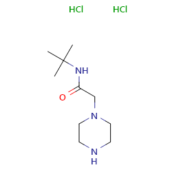 N-tert-butyl-2-(piperazin-1-yl)acetamidedihydrochloride图片
