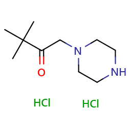 3,3-dimethyl-1-(piperazin-1-yl)butan-2-onedihydrochloride图片