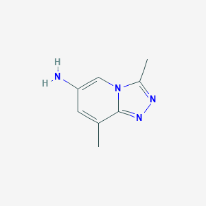 3,8-Dimethyl-[1,2,4]triazolo[4,3-a]pyridin-6-amine图片