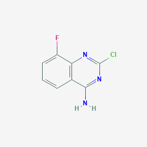 2-chloro-8-fluoroquinazolin-4-amine图片