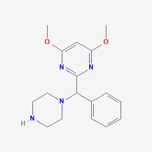 4,6-Dimethoxy-2-[phenyl(piperazin-1-yl)methyl]pyrimidine图片