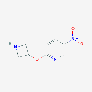 2-(3-Azetidinyloxy)-5-nitropyridine图片