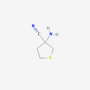 3-aminothiolane-3-carbonitrile图片